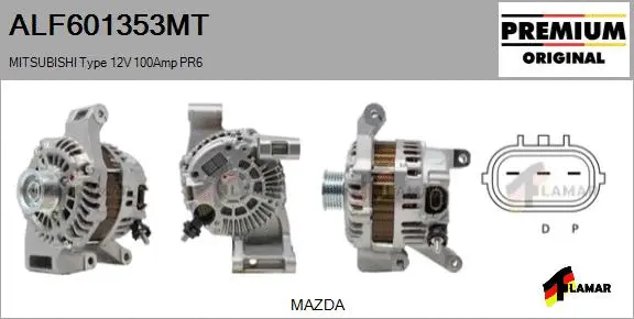 Alternator (ALF601353MT)