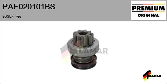 Pinion, starter (PAF020101BS)
