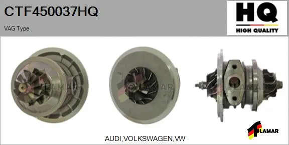 Core assembly, turbocharger (CTF450037HQ)