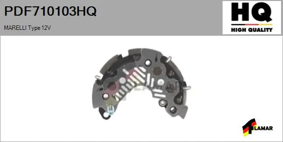 Rectifier, alternator (PDF710103HQ)