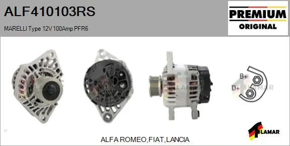 Alternator (ALF410103RS)