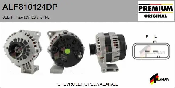 Alternator (ALF810124DP)