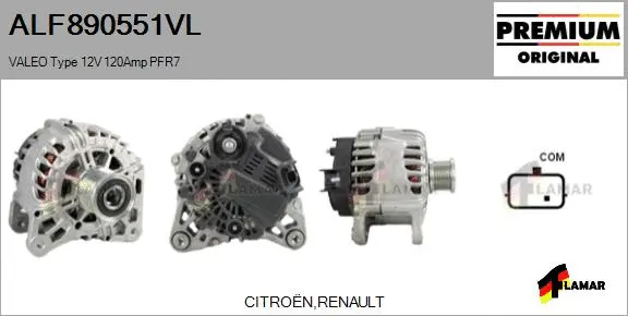 Alternator (ALF890551VL)