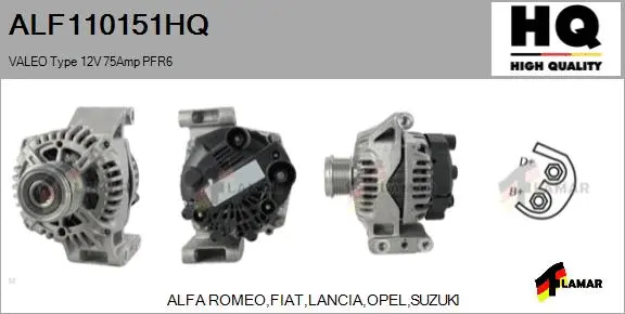 Alternator (ALF110151HQ)