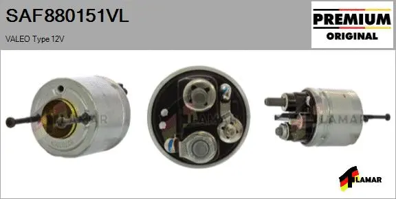 Solenoid Switch, starter (SAF880151VL)