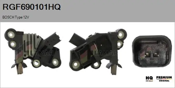 Alternator Regulator (RGF690101HQ)