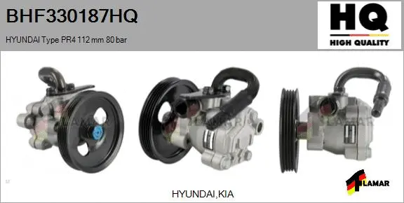 Hydraulic Pump, steering (BHF330187HQ)