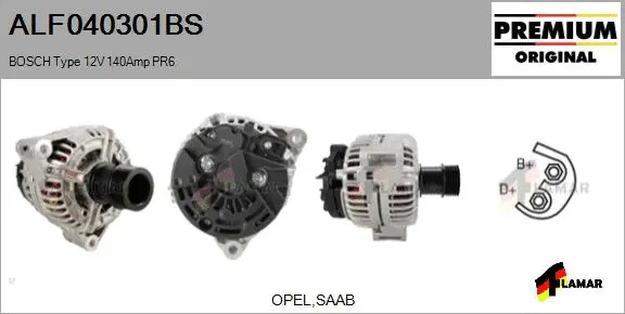 Alternator (ALF040301BS)