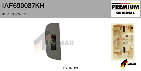 Switch, window regulator (IAF690087KH)