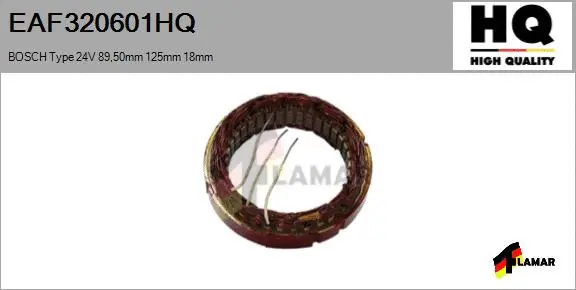 Stator, alternator (EAF320601HQ)