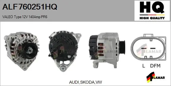 Alternator (ALF760251HQ)