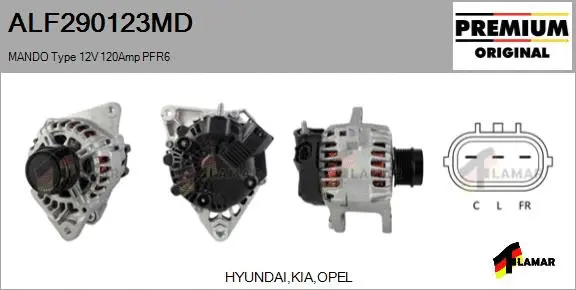 Alternator (ALF290123MD)