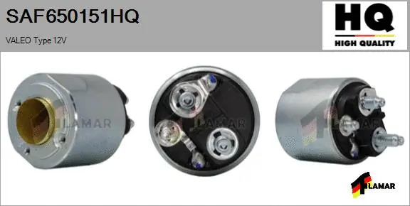 Solenoid Switch, starter (SAF650151HQ)