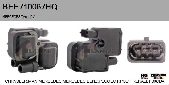 Ignition Coil (BEF710067HQ)
