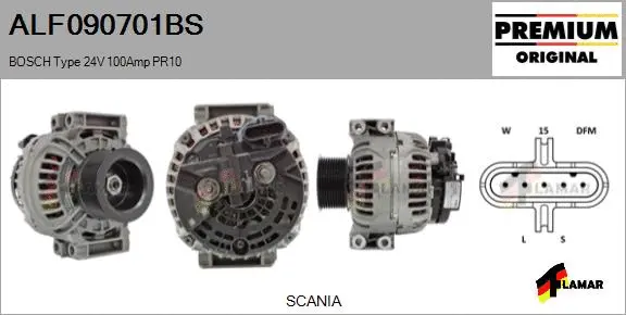 Alternator (ALF090701BS)