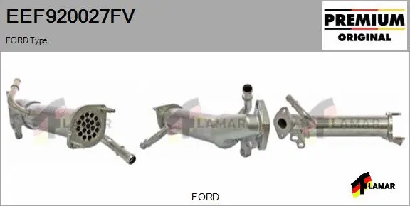Cooler, exhaust gas recirculation (EEF920027FV)