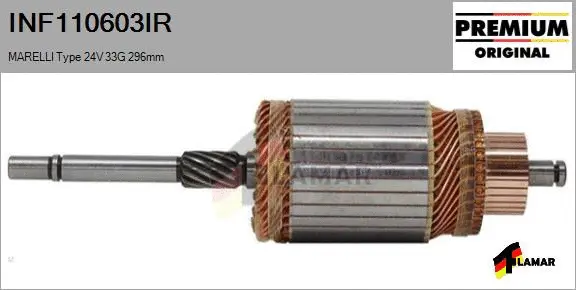Armature, starter (INF110603IR)