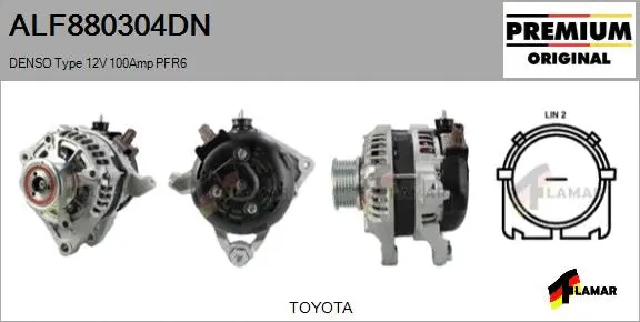 Alternator (ALF880304DN)