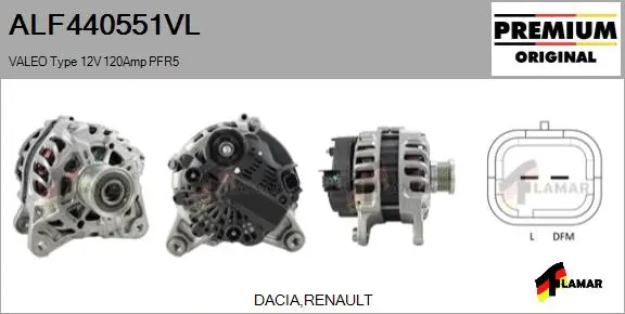 Alternator (ALF440551VL)