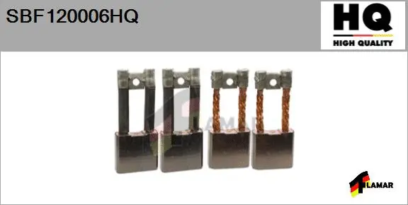 Carbon Brush, starter (SBF120006HQ)