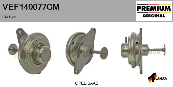 EGR Valve (VEF140077GM)