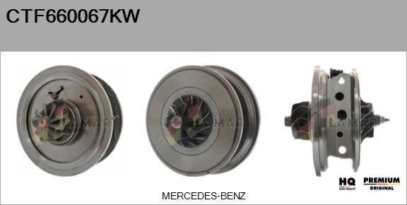 Core assembly, turbocharger (CTF660067KW)