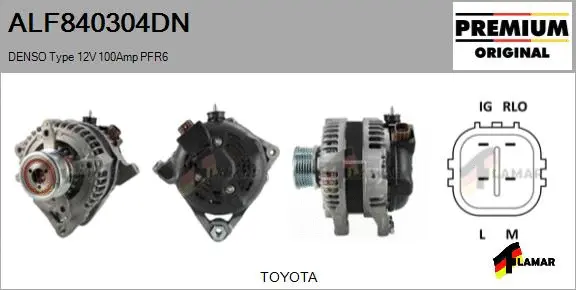 Alternator (ALF840304DN)