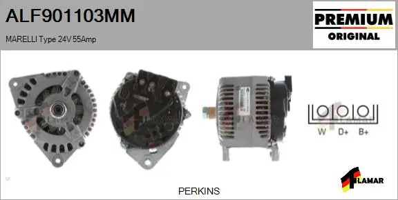 Alternator (ALF901103MM)