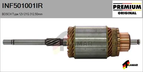 Armature, starter (INF501001IR)
