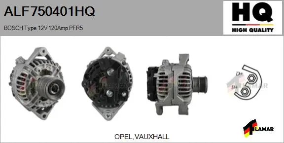 Alternator (ALF750401HQ)