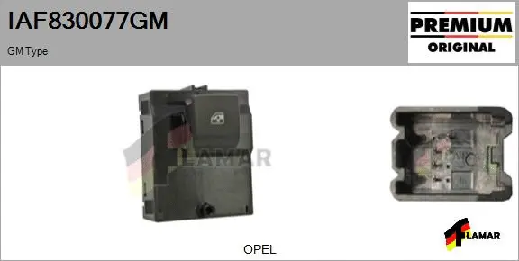 Switch, window regulator (IAF830077GM)
