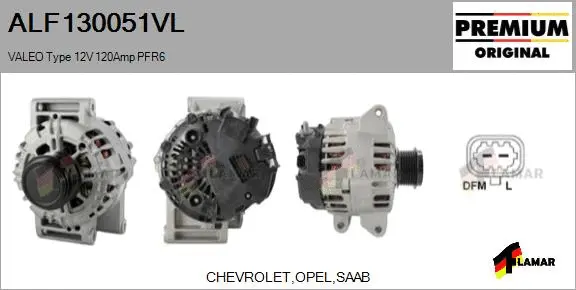 Alternator (ALF130051VL)