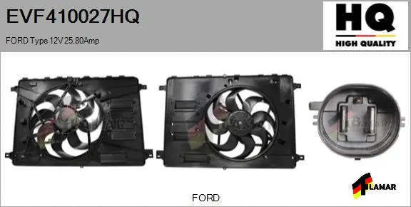 Electric Motor, radiator fan (EVF410027HQ)