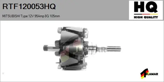 Rotor, alternator (RTF120053HQ)