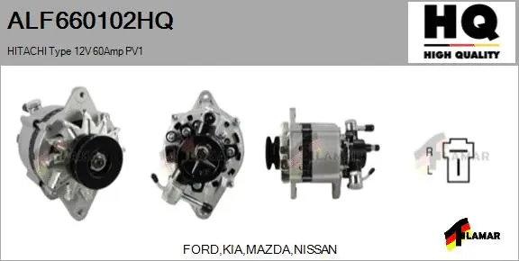 Alternator (ALF660102HQ)