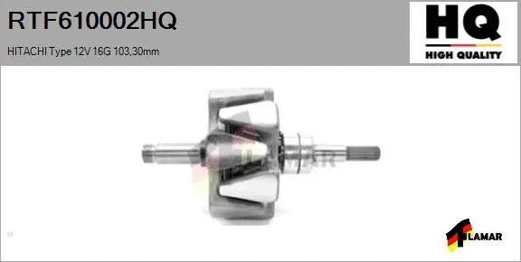 Rotor, alternator (RTF610002HQ)