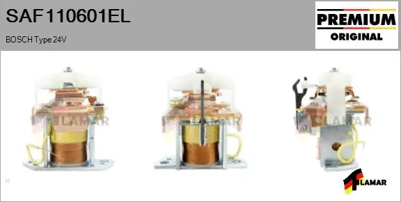 Solenoid Switch, starter (SAF110601EL)