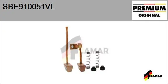 Carbon Brush, starter (SBF910051VL)