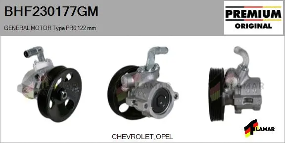 Hydraulic Pump, steering (BHF230177GM)