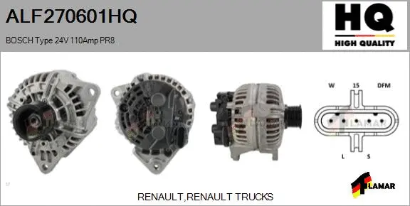 Alternator (ALF270601HQ)