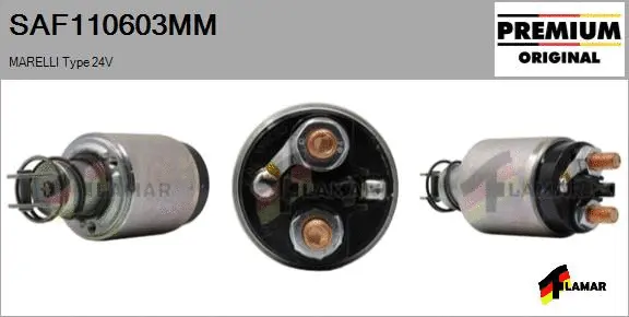 Solenoid Switch, starter (SAF110603MM)