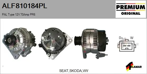 Alternator (ALF810184PL)