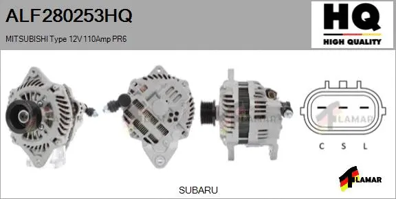Alternator (ALF280253HQ)