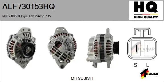 Alternator (ALF730153HQ)