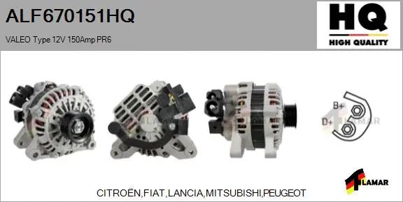 Alternator (ALF670151HQ)