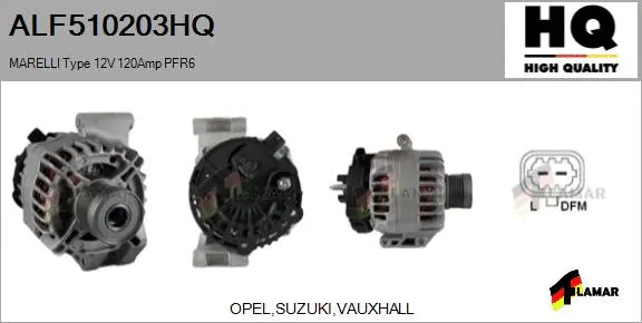 Alternator (ALF510203HQ)