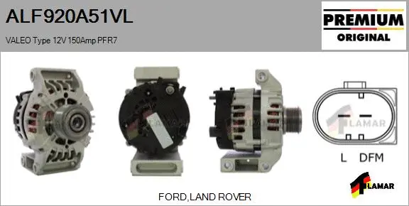 Alternator (ALF920A51VL)