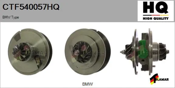 Core assembly, turbocharger (CTF540057HQ)