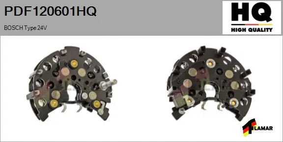 Rectifier, alternator (PDF120601HQ)