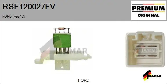 Resistor, interior blower (RSF120027FV)